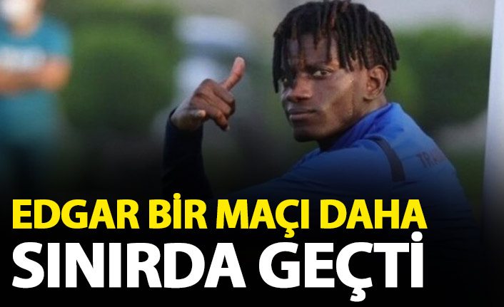 Trabzonspor'un yıldızı bir maçı daha sınırda geçti