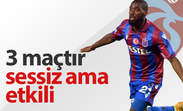 Trabzonspor’da Djaniny yükselişe geçti: Eleştirilerden alkışa
