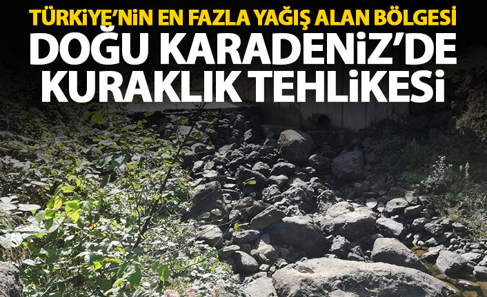 Türkiye’nin en fazla yağış alan bölgesinde yağış miktarları azalıyor
