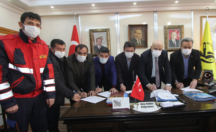 Bayburt'ta belediye toplu iş sözleşme imzaladı