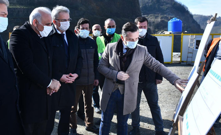 Büyükşehirin tesis yapımı sürüyor