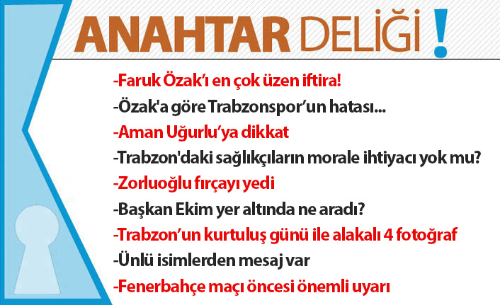 Anahtar Deliği 25.02.2021
