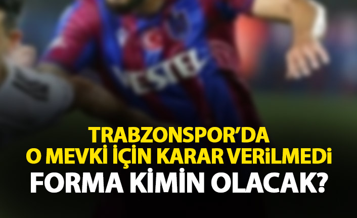 Trabzonspor'da sola iki aday