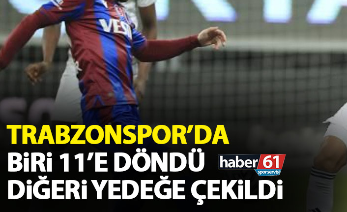 Trabzonspor'da Abdulkadir Parmak ilk 11'e geri döndü