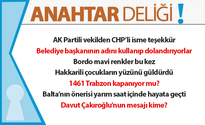 Anahtar Deliği 07.03.2021