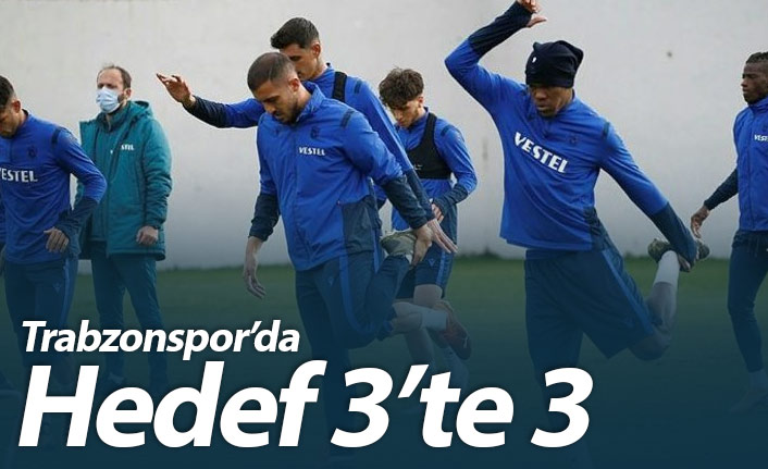 Trabzonspor 3'te 3 peşinde