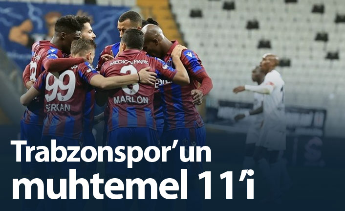 Trabzonspor'un muhtemel Alanyaspor 11'i