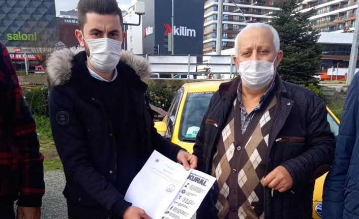 Trabzon'da esnafa pandemi tedbirleri hatırlatıldı