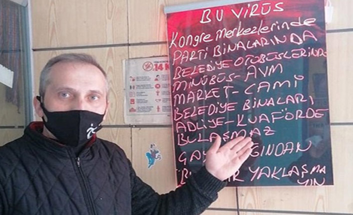 Trabzonlu esnaftan ilginç mesaj! Tepkisini böyle gösterdi