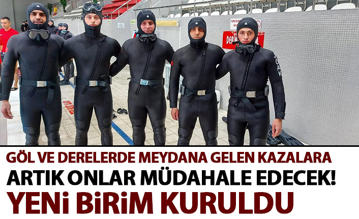 Trabzon'da sualtı kurtarma birimi kuruldu