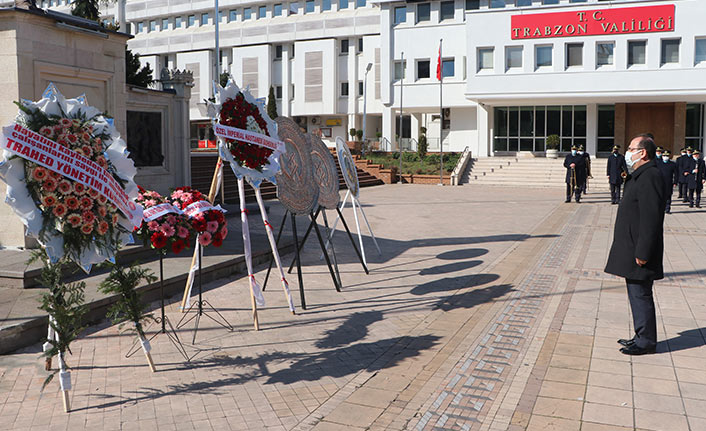 Trabzon’da Tıp Bayramı Töreni Atatürk Anıtı’nda Gerçekleşti