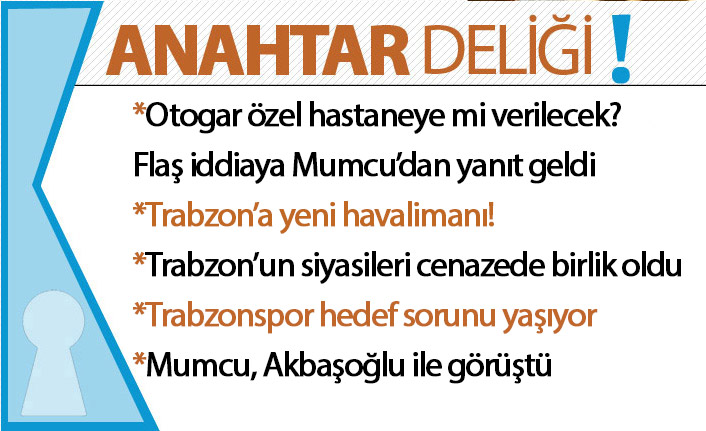 Anahtar Deliği 15.03.2021 Otogar özel hastaneye mi verilecek? Mumcu’dan flaş açıklama