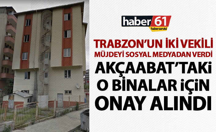 Akçaabat’a bir müjde daha! O projeye onay geldi
