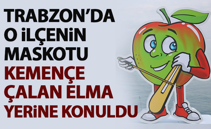 Yomra'nın yeni maskotu yerini aldı