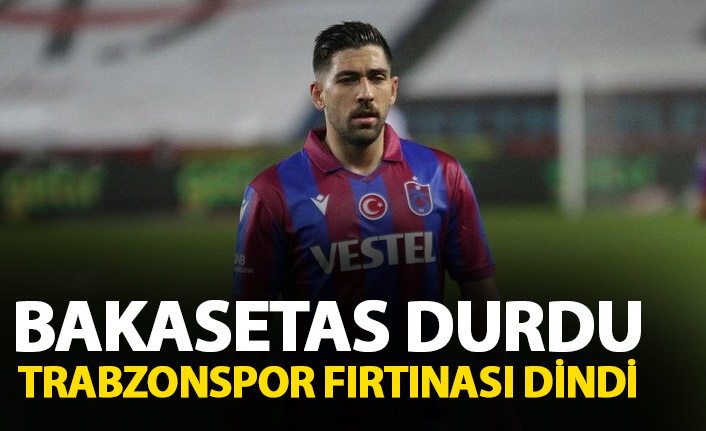 Trabzonspor'da Bakasetas etkisi