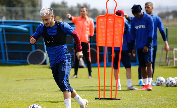 Trabzonspor Ankaragücü'ne hazırlanıyor. 18.03.2021