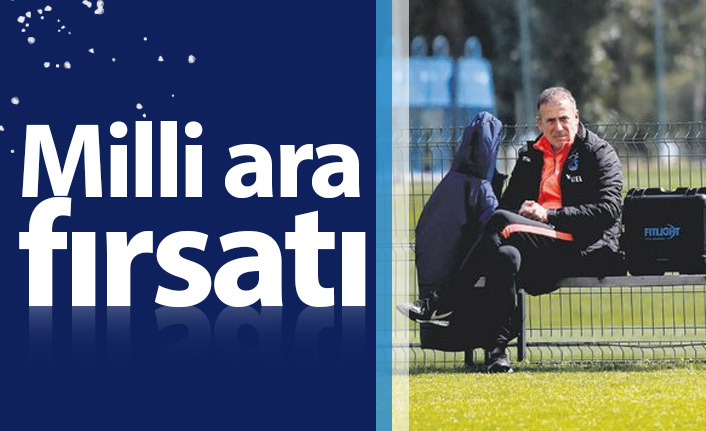 Trabzonspor'da milli ara fırsat olacak