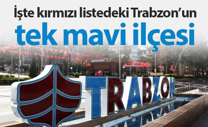 Trabzon'un tek "mavi" ilçesi