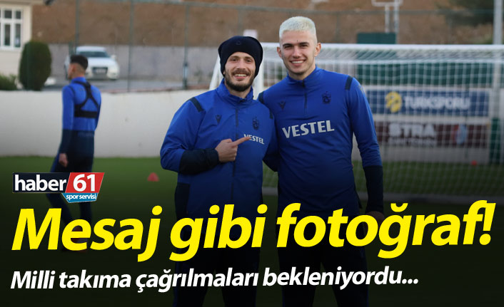 Abdülkadir ve Berat'tan mesaj gibi fotoğraf