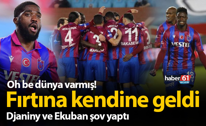 Trabzonspor Ankaragücü'nü yendi kendine geldi!