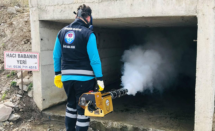 Trabzon'da 10 ekiple 18 ilçede çalışma