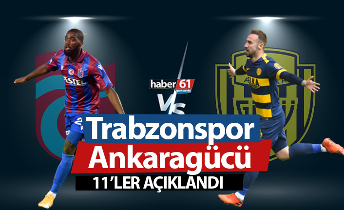 Trabzonspor Ankaragücü maçının kadroları açıklandı