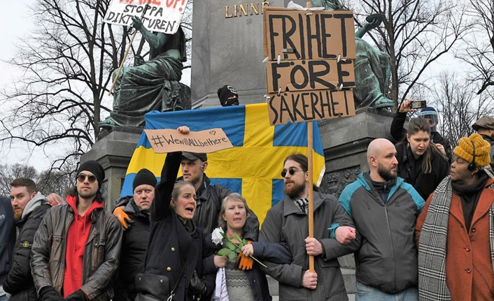 İsveç'de koronavirüs kısıtlamalarına Milenyum'dan tepki geldi