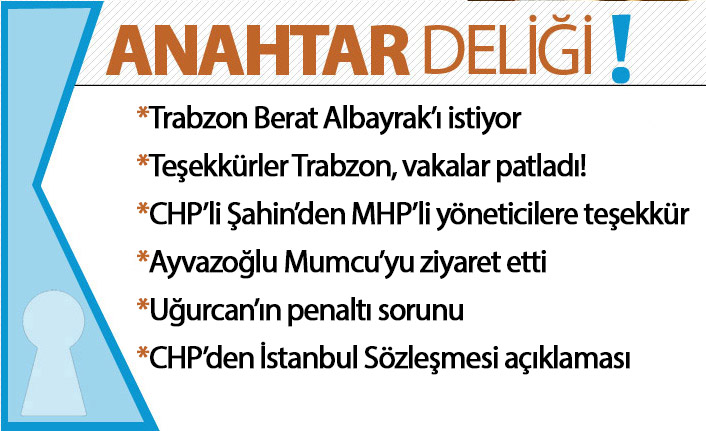 Anahtar Deliği 21.03.2021 Trabzon’dan Berat Albayrak’a destek: “Bakanımızı geri istiyoruz”