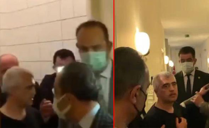 Mecliste eylem yapan eski vekil gözaltına alındı