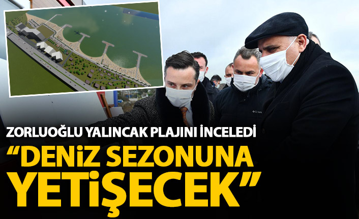 Trabzon'da yalıncak plajı deniz sezonuna yetişecek