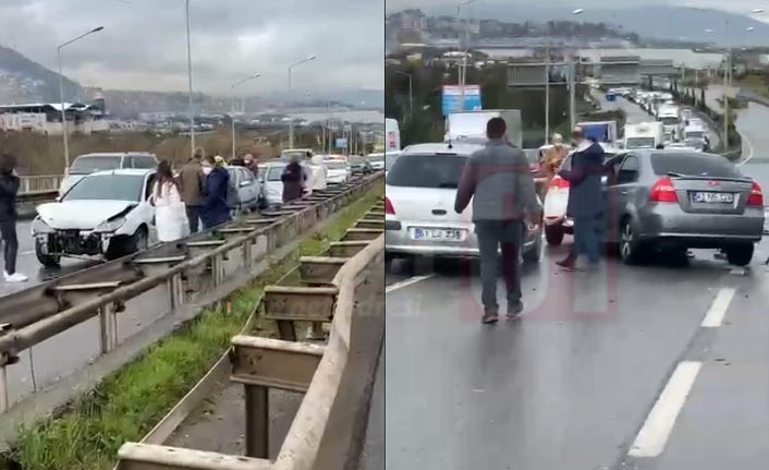 Trabzon'da aynı yerde iki zincirleme kaza