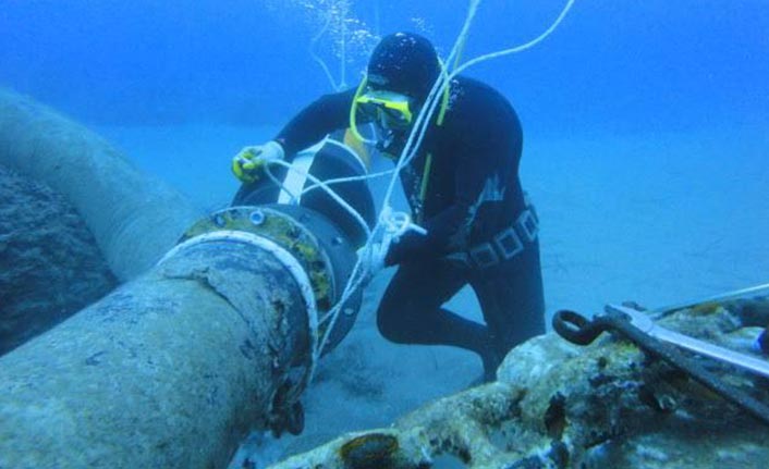 Trabzon'da balık adamlar Karadeniz için devrede