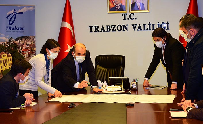 Trabzon Valiliği'nde Şehir Hastanesi toplantısı