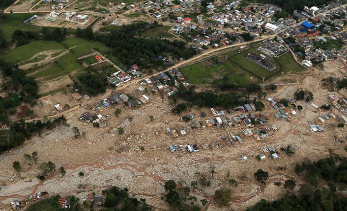 Kolombiya'da şiddetli yağışlar can aldı