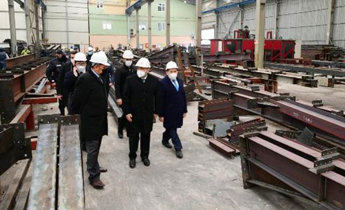 Trabzon'da fabrikalara koronavirüs denetimi