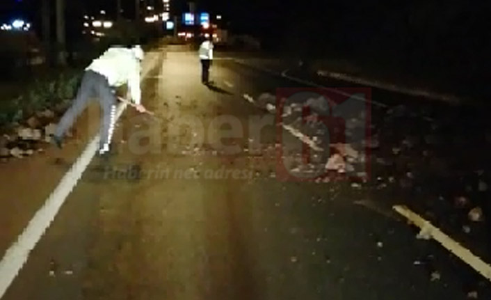 Trabzon'da faciadan dönüldü! Akyazı'da heyelan