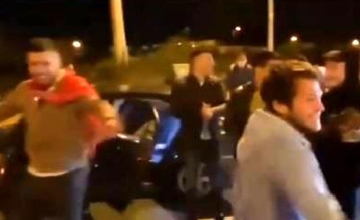 Koronaya inat silahlı asker eğlencesi!