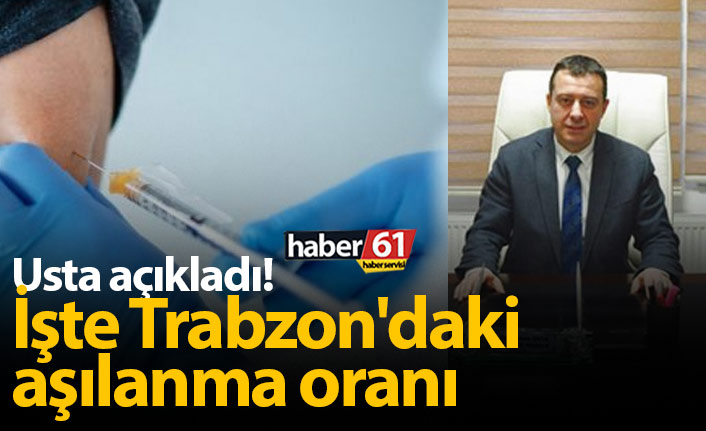 Usta açıkladı! İşte Trabzon'daki aşılanma oranı
