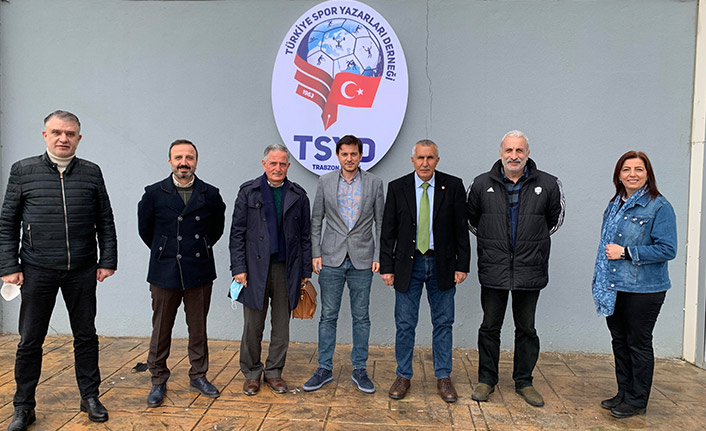 Amatör Futbolcular Federasyonu'ndan TSYD Trabzon Şubesi'ne ziyaret