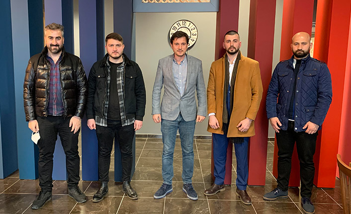 Trabzonspor taraftarlarından TSYD Trabzon Şubesi'ne ziyaret