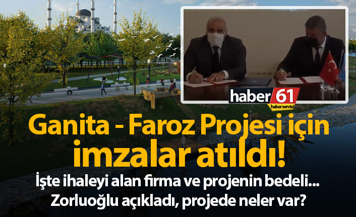 Ganita Faroz Sahil Bandı için imzalar atıldı