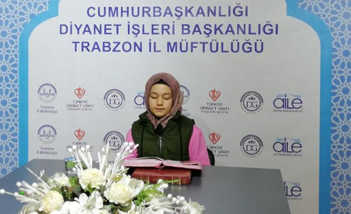 Türkiye üçüncüsü Trabzon'dan! Kur’an-ı Kerim’i en güzel okuyanlar arasına girdi....