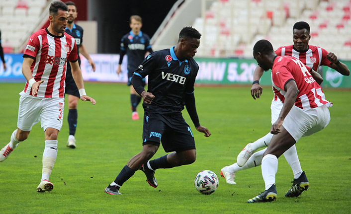 Trabzonspor Sivas'tan 1 puanla dönüyor