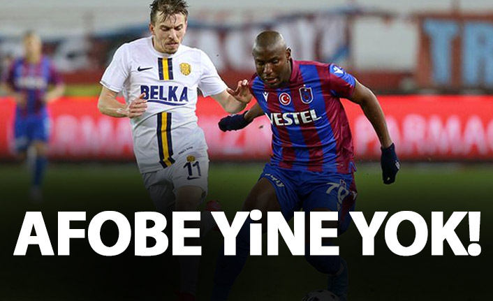 Trabzonspor'da Afobe'den iyi haber gelmedi