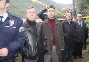 Vali Kızılcık heyelan bölgesinde