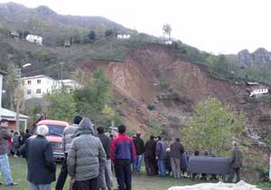 Giresun'da evler boşaltıldı