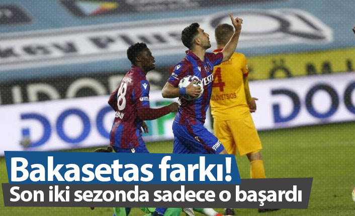 Bakasetas farkı! İki sezonda da başardı