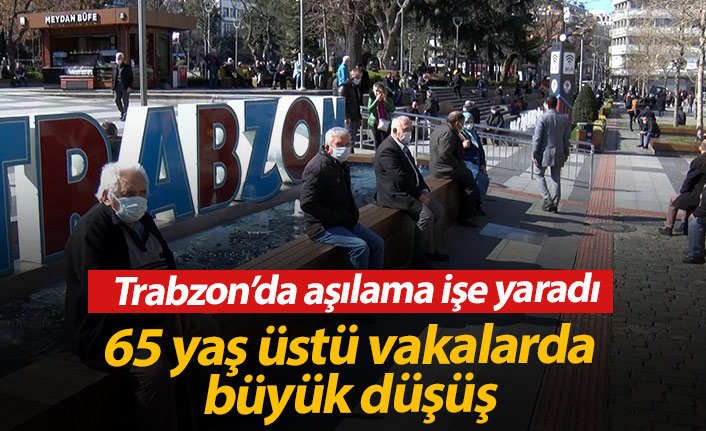 Trabzon'da aşılama işe yaradı! 65 yaş üstü vakalarda düşüş