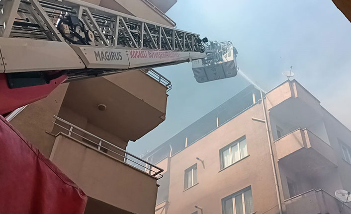 Terasta mangal yangınla sonuçlandı