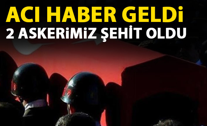 Milli Savunma Bakanlığı acı haberi verdi! 2 askerimiz şehit!